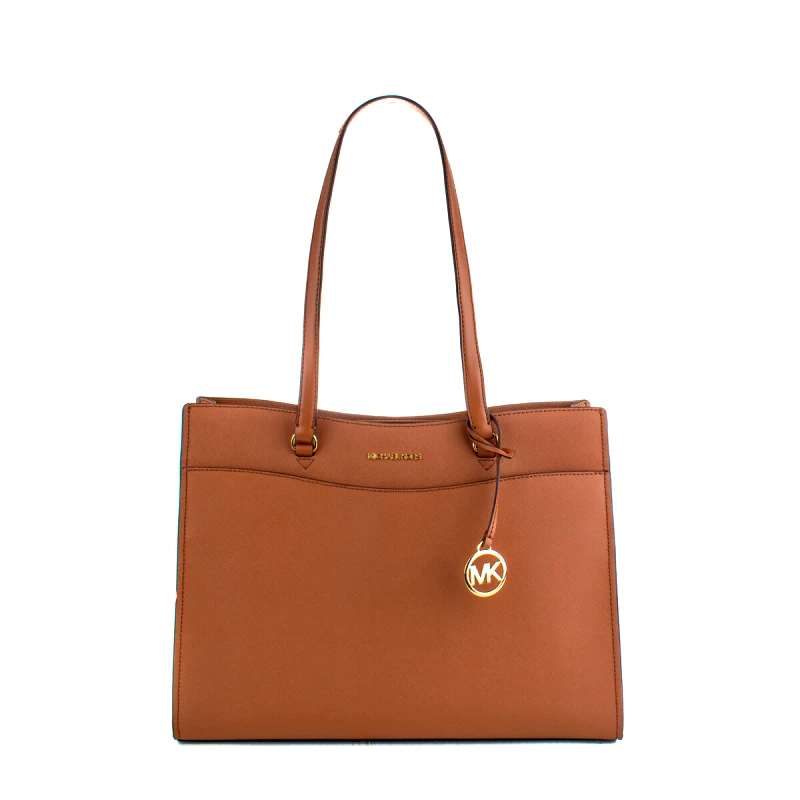 Michael Kors Τσάντα Ώμου Michael Kors 35F4GTVT9L-LUGGAGE Καφέ 37 x 28 x 12 cm