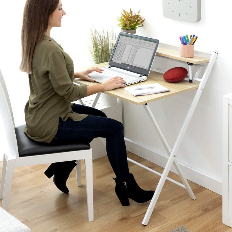 Πτυσσόμενο Γραφείο με Ράφι Tablezy InnovaGoods φωτογραφία