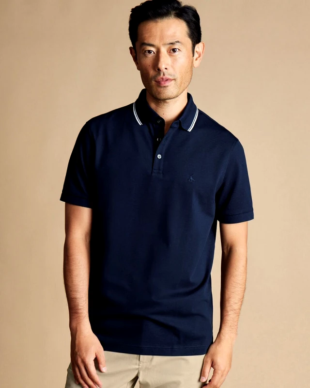 Charles Tyrwhitt Charles Tyrwhitt Μπλούζα Polo Pique Contrast Tipping