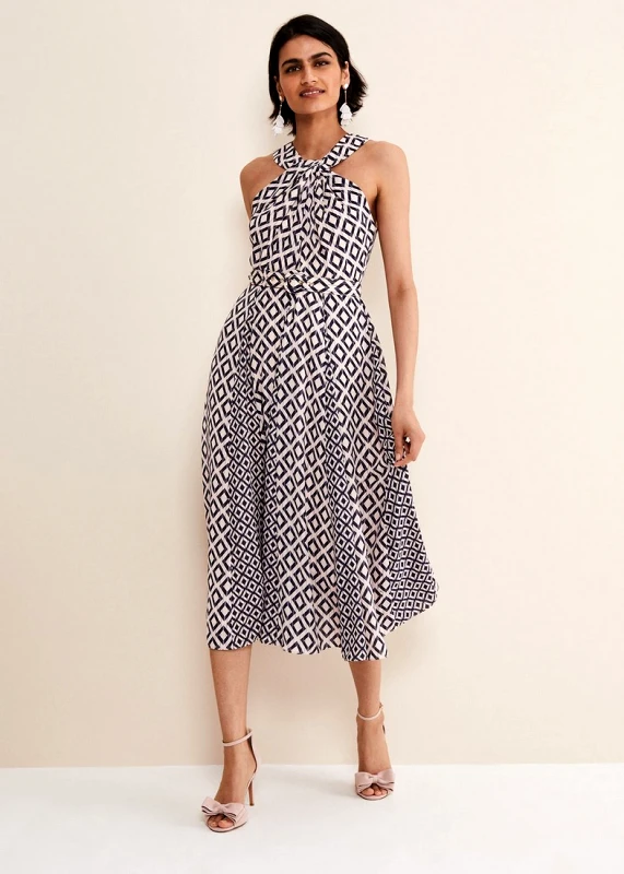 Phase Eight Printed Geometrical Φόρεμα