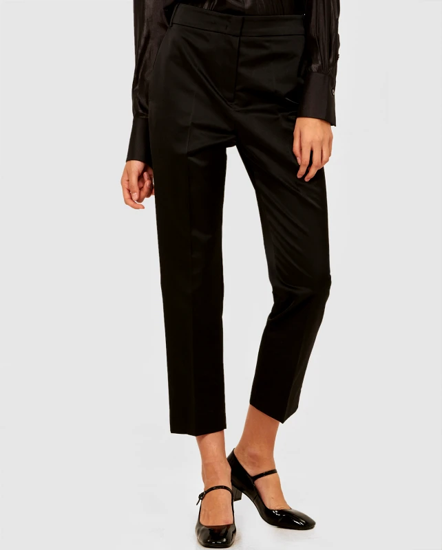 BCBG Maxazria BCBG Maxazria Παντελόνι με Cigarette Γραμμή σε Μαύρο