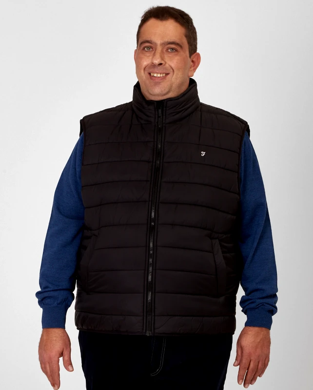 Farah PLUS SIZE-Farah Keller Padded Gilet