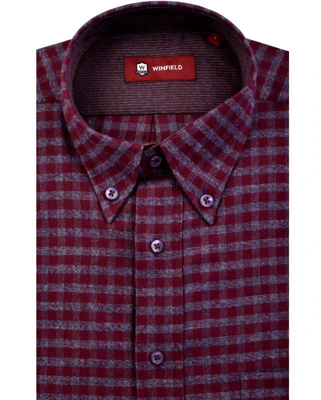 Winfield Πουκάμισο Βutton Down Comfort Fit σε Καρό