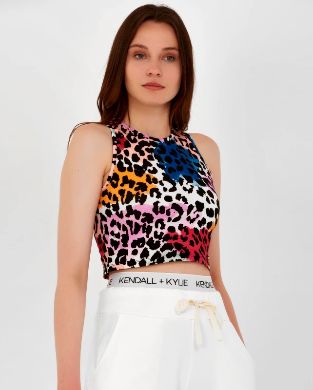 Kendall + Kylie Kendall + Kylie Αθλητικό τοπ animal print