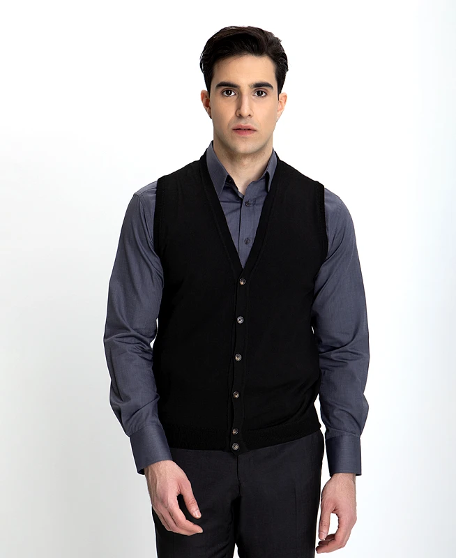 Kaiserhoff Zακέτα Αμάνικη V-neck Modern Fit