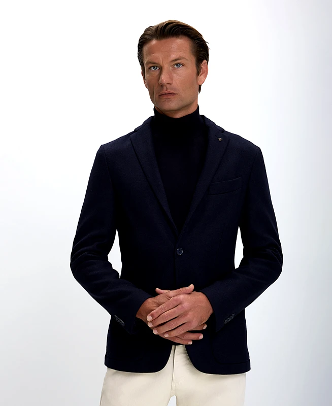 CC Collection Corneliani CC Collection Corneliani Ανδρικό Σακάκι Slim Fit σε Μπλε