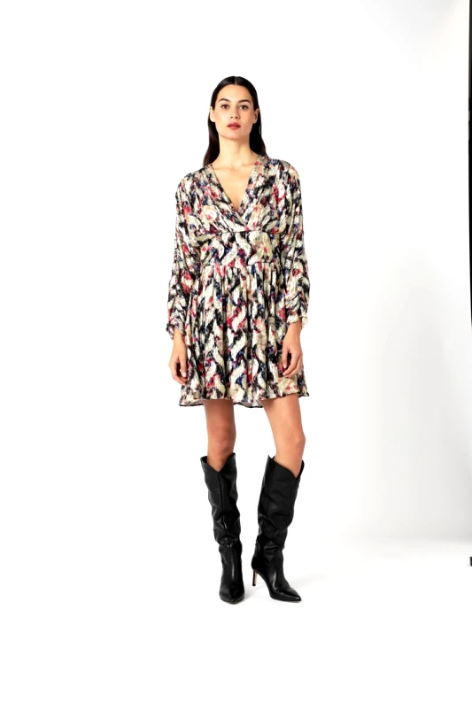Berenice Berenice Mini Floral Φόρεμα σε Εμπριμέ