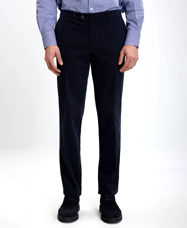 Vardas Vardas Ανδρικό Παντελόνι Chinos Slim Fit σε Μπλε