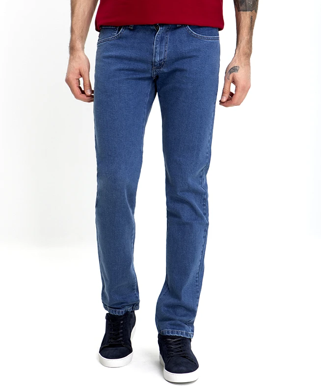 B.S Bags Jean Παντελόνι Modern Fit σε Mπλε