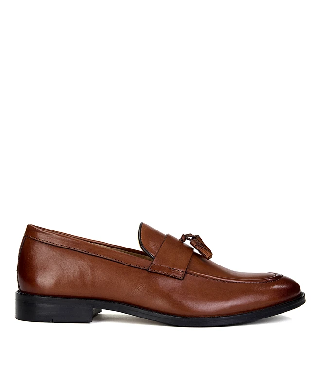 Kaiserhoff Kaiser Hoff Ανδρικό Δερμάτινο Loafer Με Φουντάκι