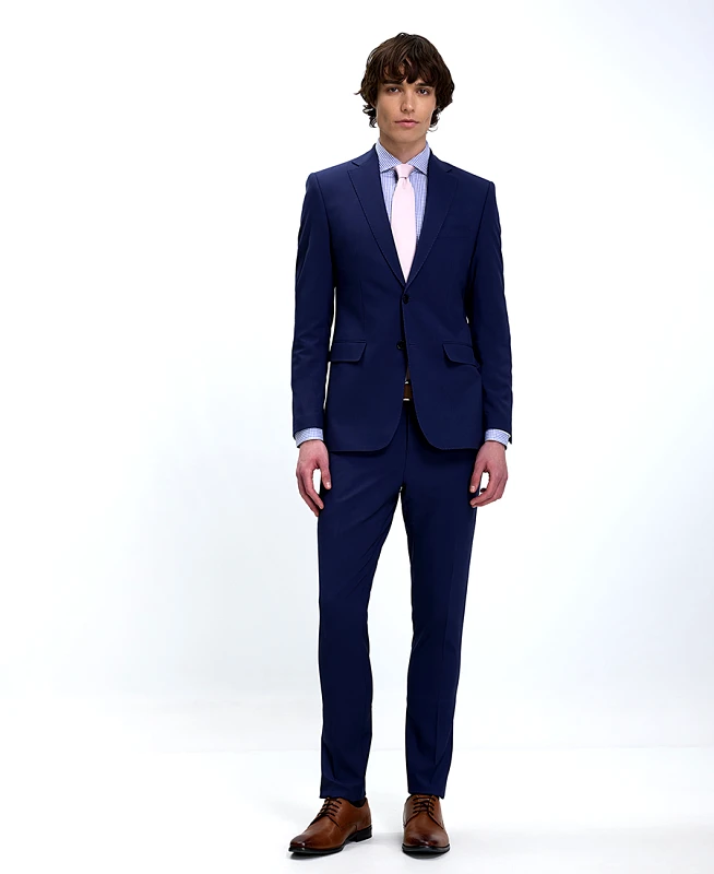Vardas Vardas Ανδρικό Κοστούμι Slim Fit σε Μπλε