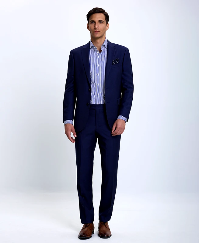 Kaiserhoff Μπλε Κοστούμι σε Κλασική Γραμμή