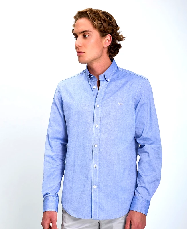 Harmont & Blaine Harmont & Blaine Ανδρικό Πουκάμισο Regular Fit Βαμβακερό Μονόχρωμο