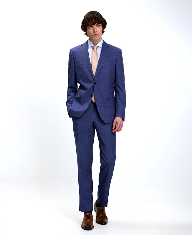 Kaiserhoff Kaiser Hoff Ανδρικό Κοστούμι Modern Fit σε Μπλε