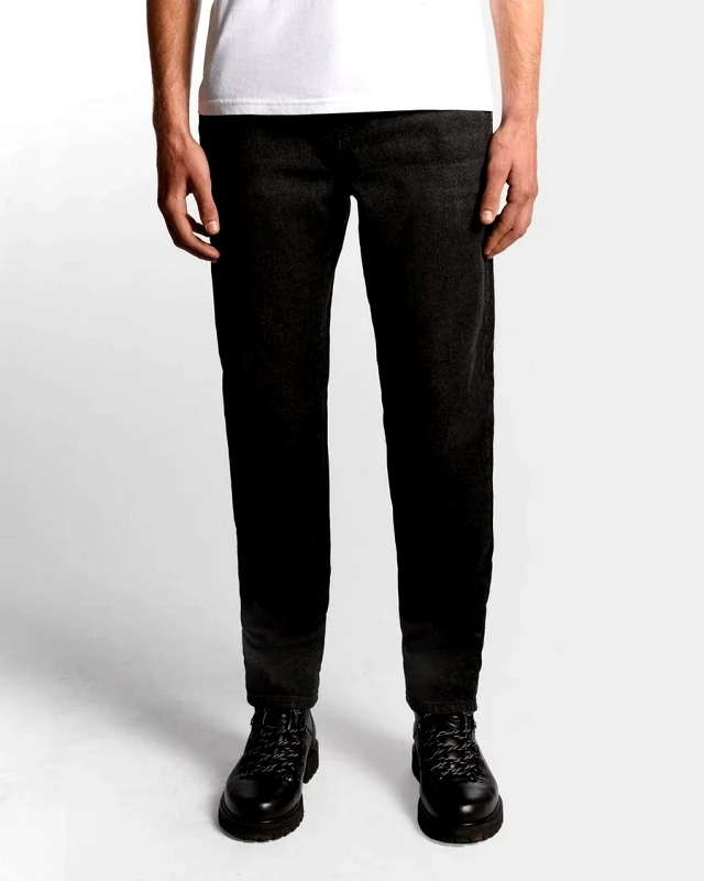 Lyle & Scott Lyle & Scott Ανδρικό Τζιν Παντελόνι Slim Fit Denim Μαύρο