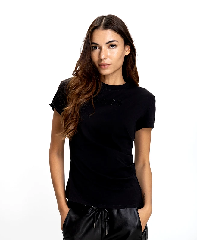 Boss Boss Γυναικείο T-shirt Regular Fit Με Κεντημένο Logo