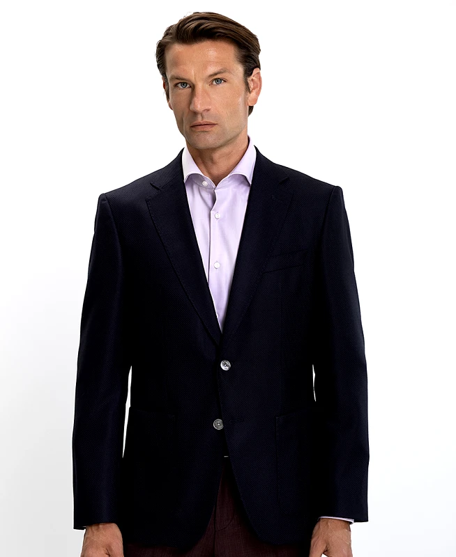 Boss Boss Ανδρικό Σακάκι Μάλλινο Regular Fit