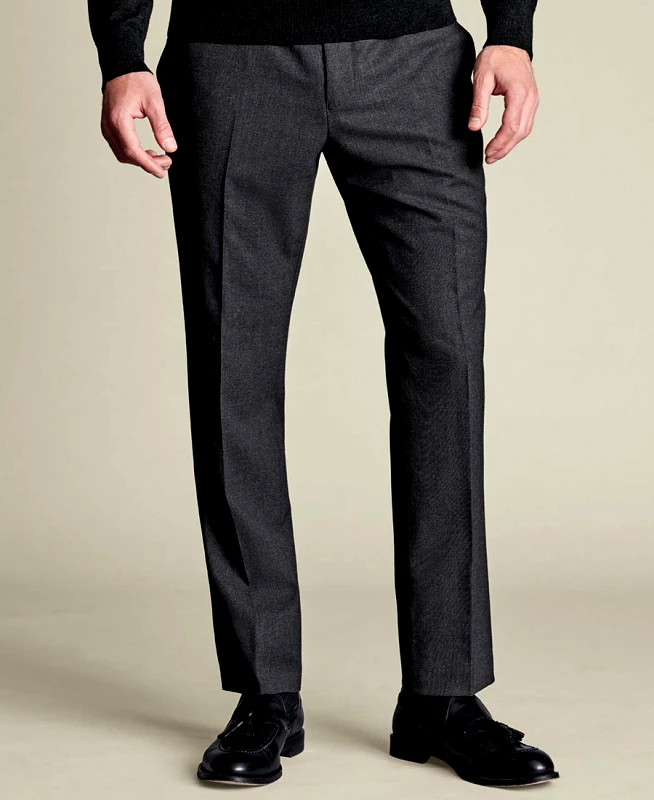Charles Tyrwhitt Charles Tyrwhitt Ανδρικό Παντελόνι Slim Fit Από Super 100’s Μάλλινη Υφή