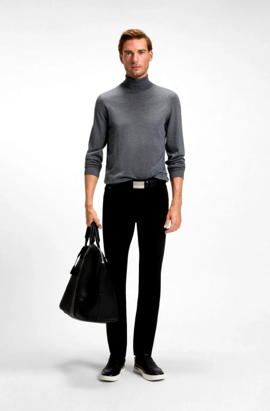 Boss Boss Ανδρικό Τζιν Delaware Slim Fit Από Ελαστικό Denim
