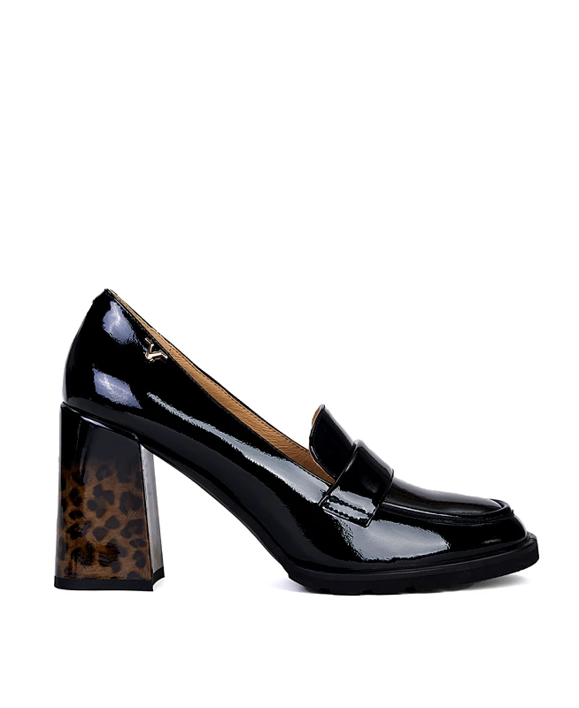 19V69 Italia 19V69 Versace 19.69 Abbigliamento Sportivo Γυναικεία Γόβα Λουστρίνι με Χοντρό Τακούνι