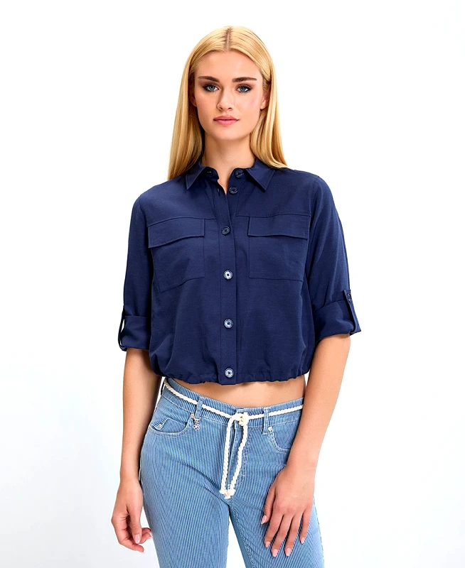 Gerry Weber Gerry Weber Γυναικείο Πουκάμισο Regular Fit Με Τσέπες Και Κουμπιά
