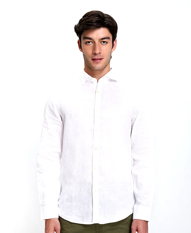MarkUp Mark Up Ανδρικό Λινό Πουκάμισο Regular Fit