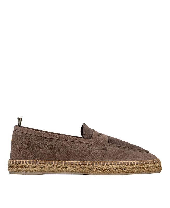 Castaner Castaner Ανδρικά Υποδήματα Espadrilles Με Δερμάτινη Υφή Και Rope Σόλα