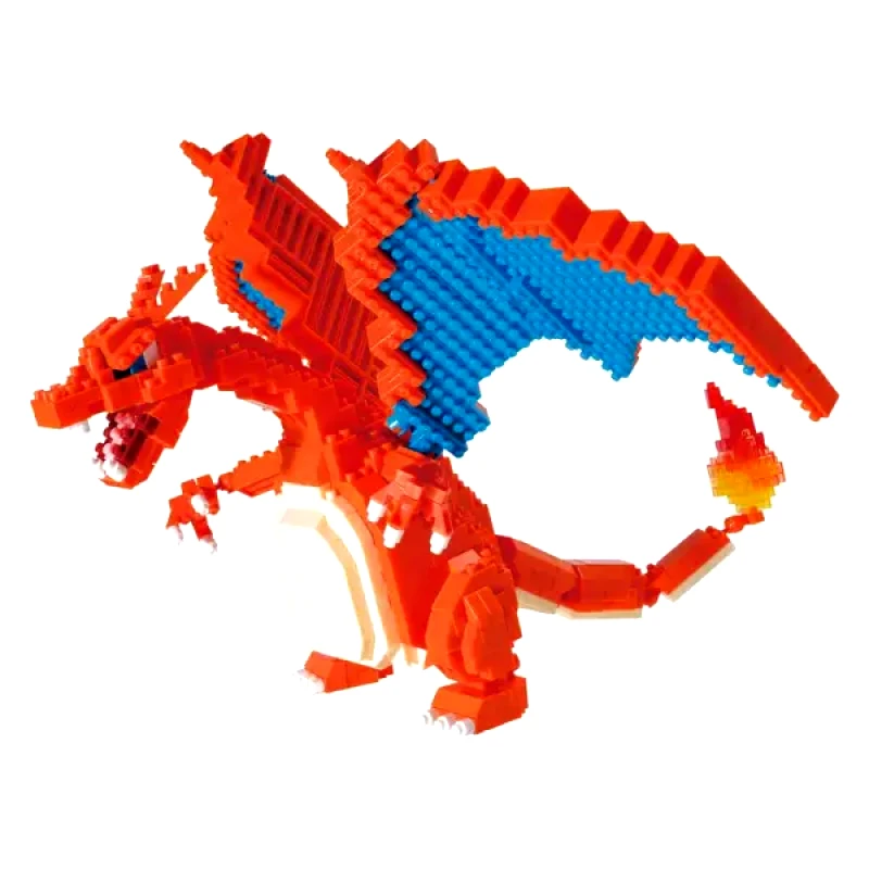 Kawada Pokemon: Charizard - Nanoblock Deluxe Figure (14cm)
