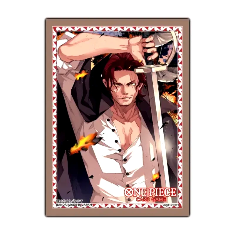 Bandai TCG Bandai Card Sleeves 70ct - One Piece Card Game: Shanks