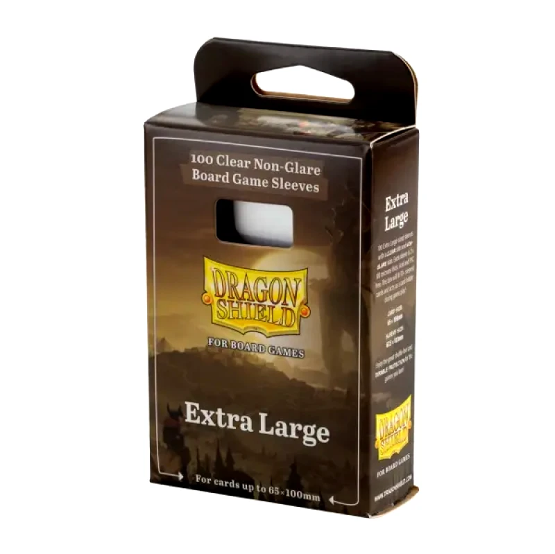 Arcane Tinmen, Dragon Shield Dragon Shield Board Game Sleeves - Extra Large (100 Sleeves)