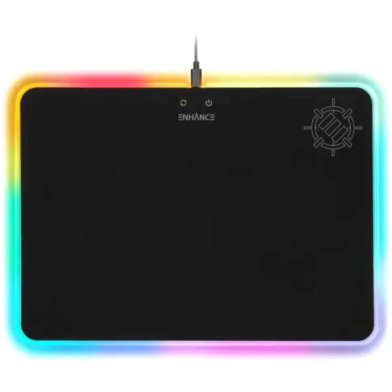 Enhance Gaming Enhance LED Mouse Pad Black