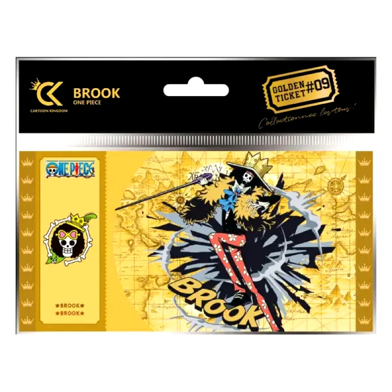 Cartoon Kingdom One Piece Golden Ticket #09 Brook