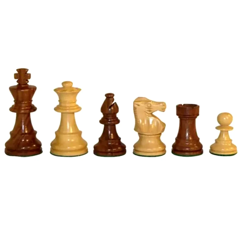 Kaissa Chess - 3.75'' Lardy French Knight Chess Piece Set