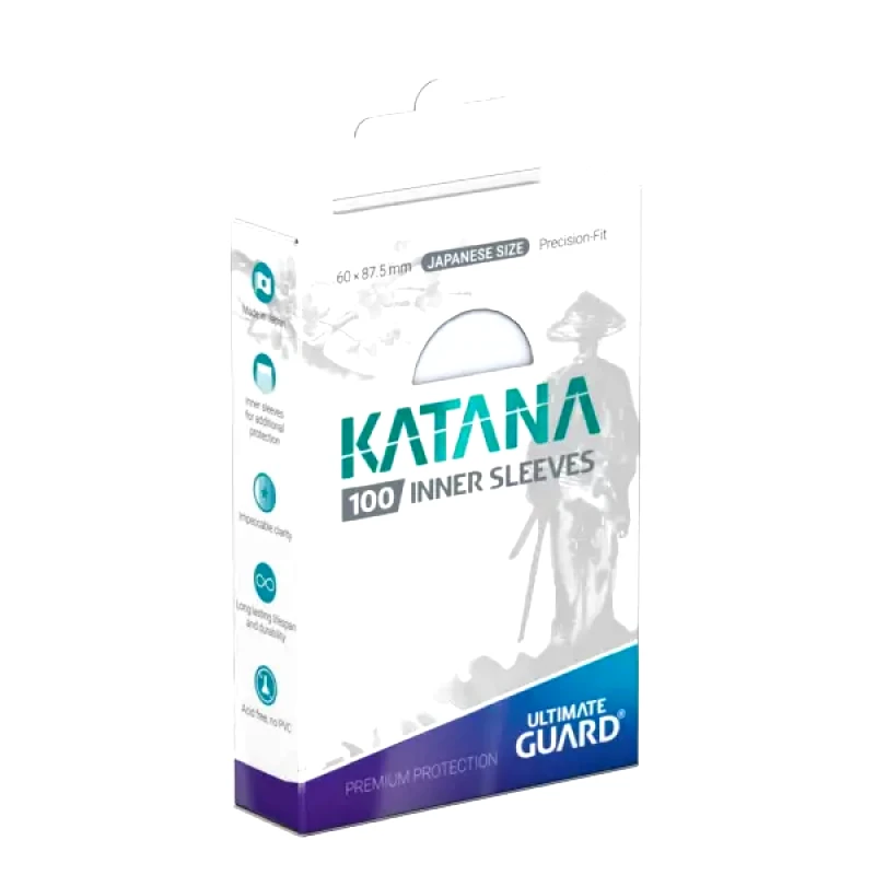 Ultimate Guard Ultimate Guard Katana Card Sleeves Japanese Size 100ct - Transparent