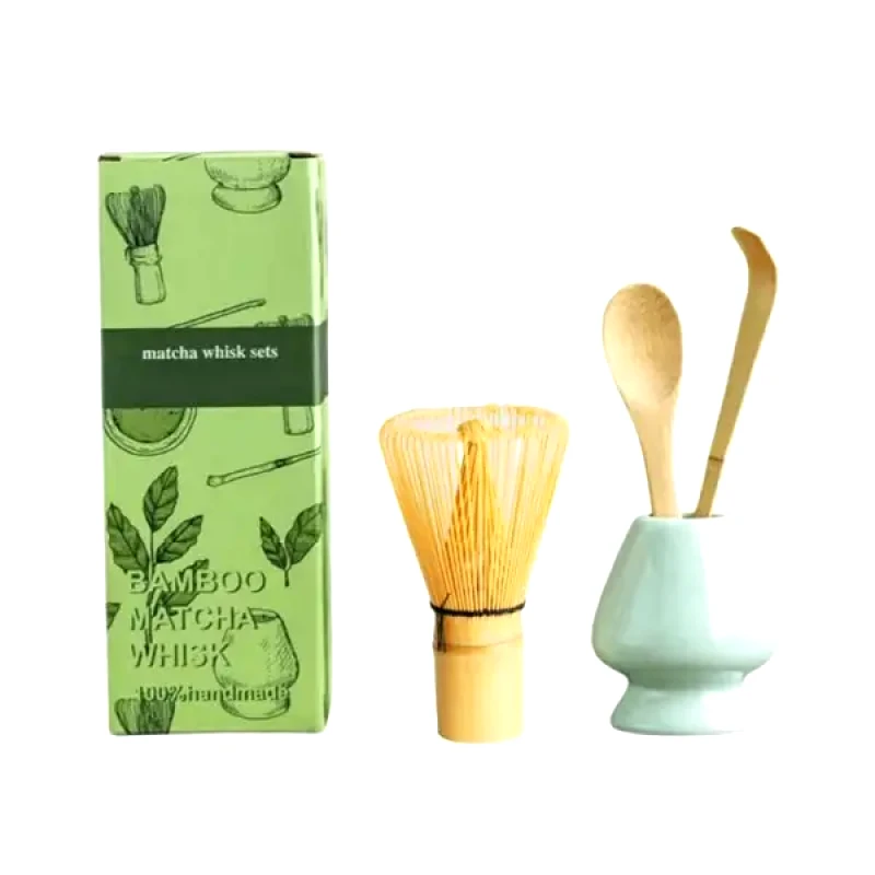 Cardinal Set Matcha Whisk, Matcha Whisk Cup, Tea Spoon, Tea Stick