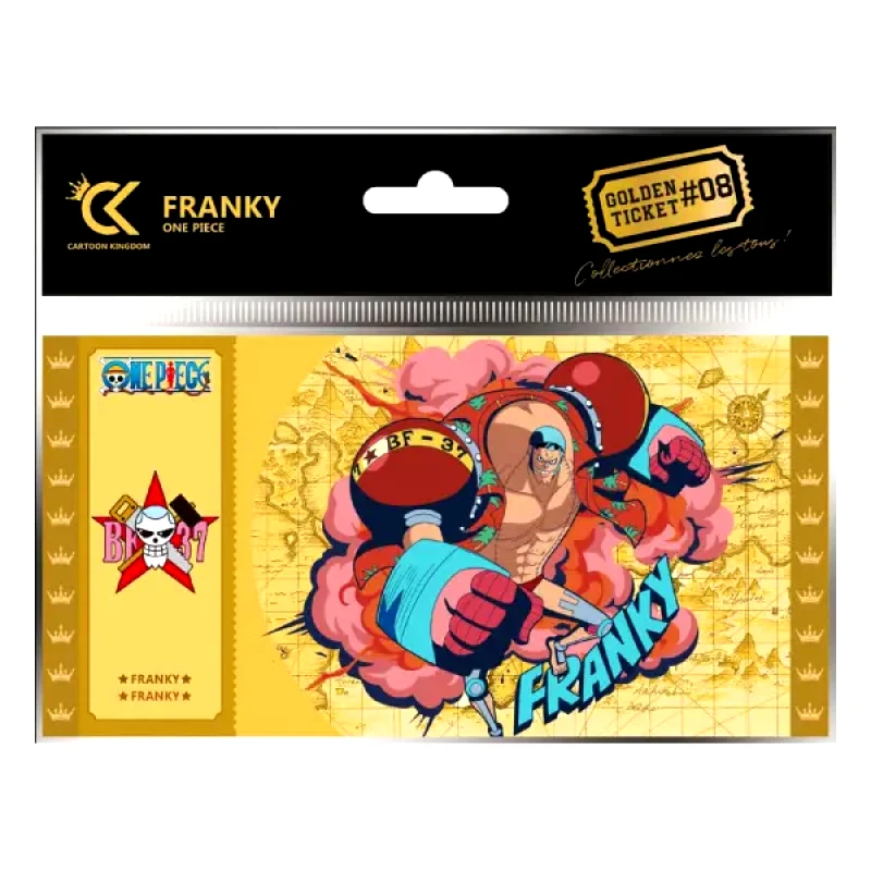 Cartoon Kingdom One Piece Golden Ticket #08 Franky