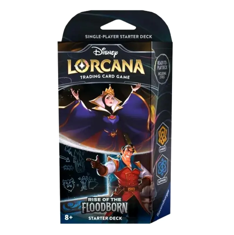 Ravensburger Lorcana TCG - Rise of the Floodborth: Starter Deck (Amber & Sapphire)