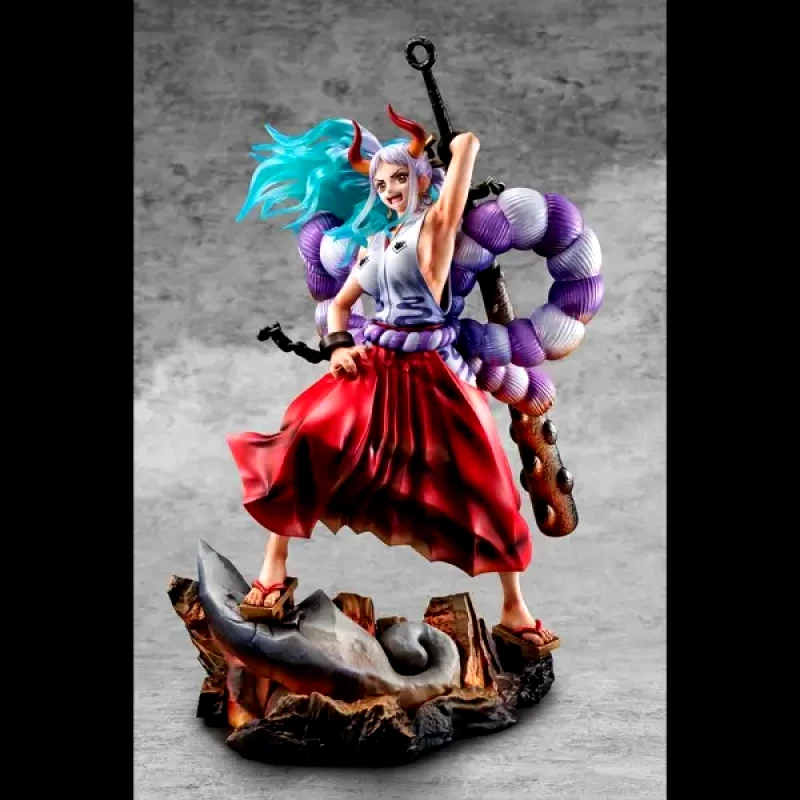 Megahouse One Piece: Portrait of Pirates WA-Maximum - Yamato Statue Figure (27cm) (Second Hand)