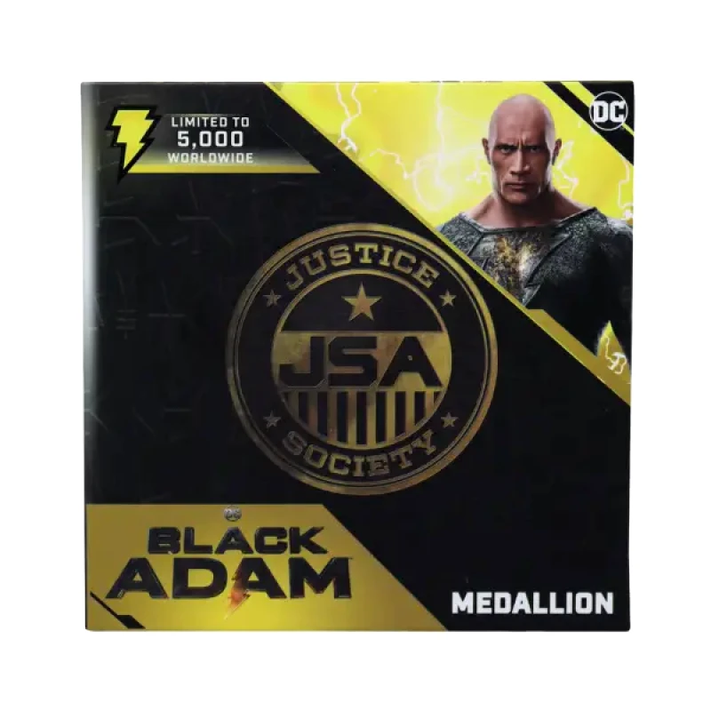 Fanattik BLACK ADAM LIMITED EDITION JUSTICE SOCIETY OF AMERICA MEDALLION