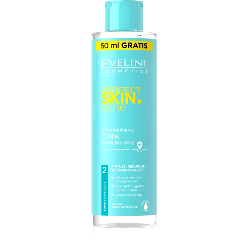 Eveline Cosmetics Eveline Cosmetics Perfect Skin .acne καθαριστικό και καταπραϋντικό τόνερ 200 ml