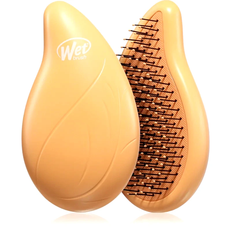 Wet Brush Wet Brush Go Green βούρτσα για όλους τους τύπους μαλλιών Orange coconut oil 1 τμχ