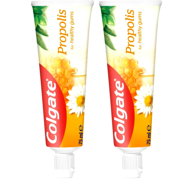 Colgate Colgate Propolis Healthy Gums οδοντόκρεμα για ευαίσθητα δόντια 2x75 ml