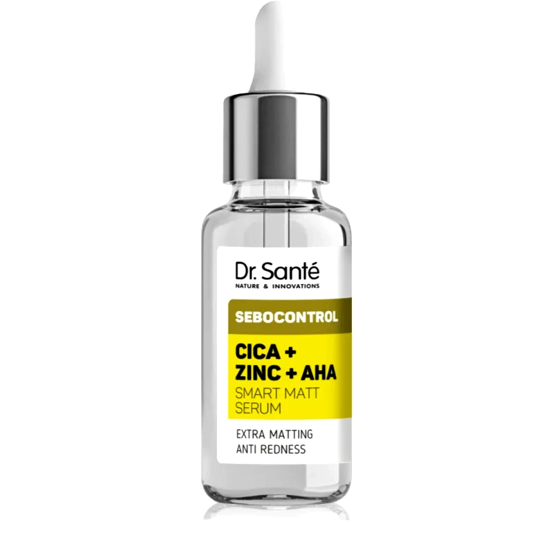 Dr. Santé Dr. Santé Sebocontrol Cica + Zinc + AHA ματ ορός για σφίξιμο διεσταλμένων πόρων 30 ml