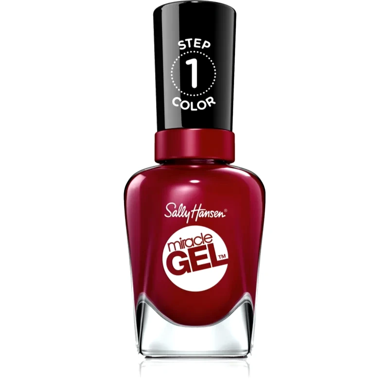 Sally Hansen Sally Hansen Miracle Gel™ τζελ βερνίκι νυχιών χωρίς τη χρήση των UV/LED λαμπτήρων απόχρωση 440 Dig Fig 14.7 ml
