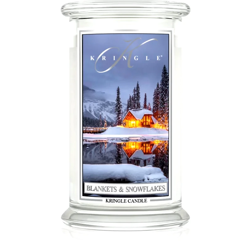 Kringle Candle Kringle Candle Blankets & Snowflakes αρωματικό κερί 624 γρ