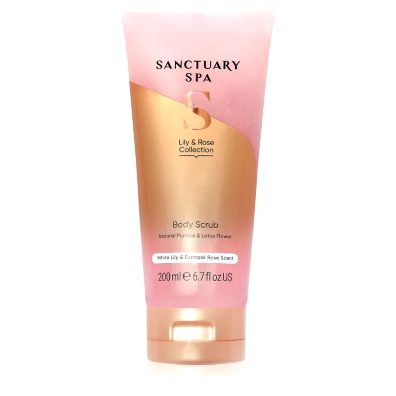 Sanctuary Spa Sanctuary Spa Lily & Rose Collection τζελ απολεπιστικό με λειαντικό αποτέλεσμα 200 ml