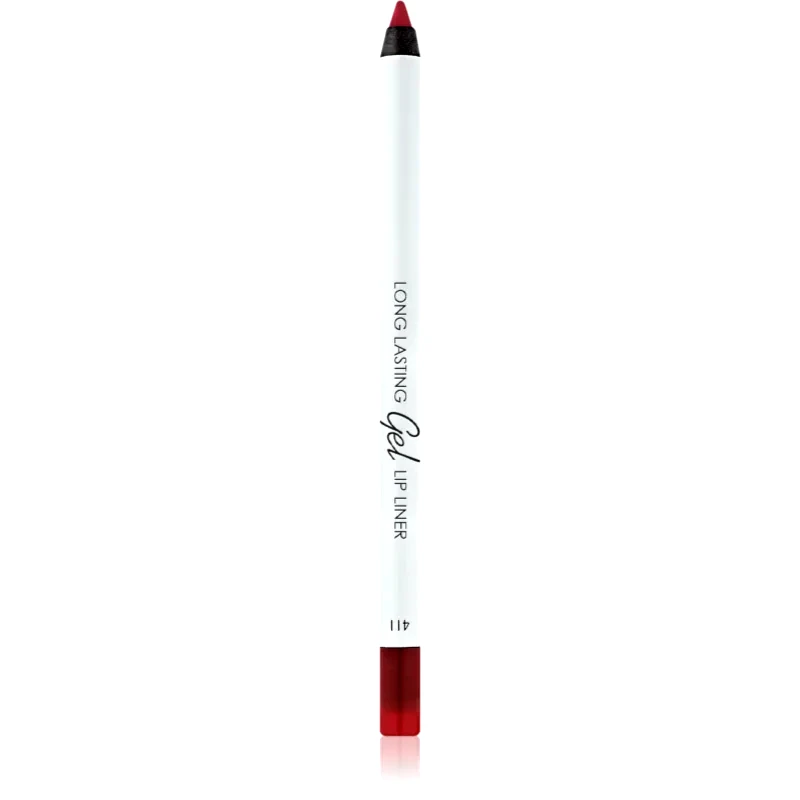LAMEL LAMEL Long Lasting Gel Lip Liner μακράς διαρκείας μολύβι για τα χείλη απόχρωση 411 Ruby Red 1.7 γρ