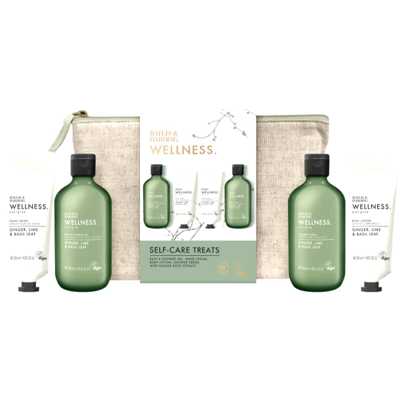 Baylis & Harding Baylis & Harding Wellness. Energise σετ δώρου για το σώμα Ginger, Lime & Basil Leaf