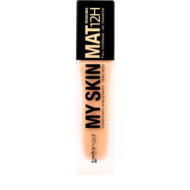 bellaoggi bellaoggi My Skin Mat 12H μακράς διαρκείας ματ μεικ απ απόχρωση Warm Beige 30 ml