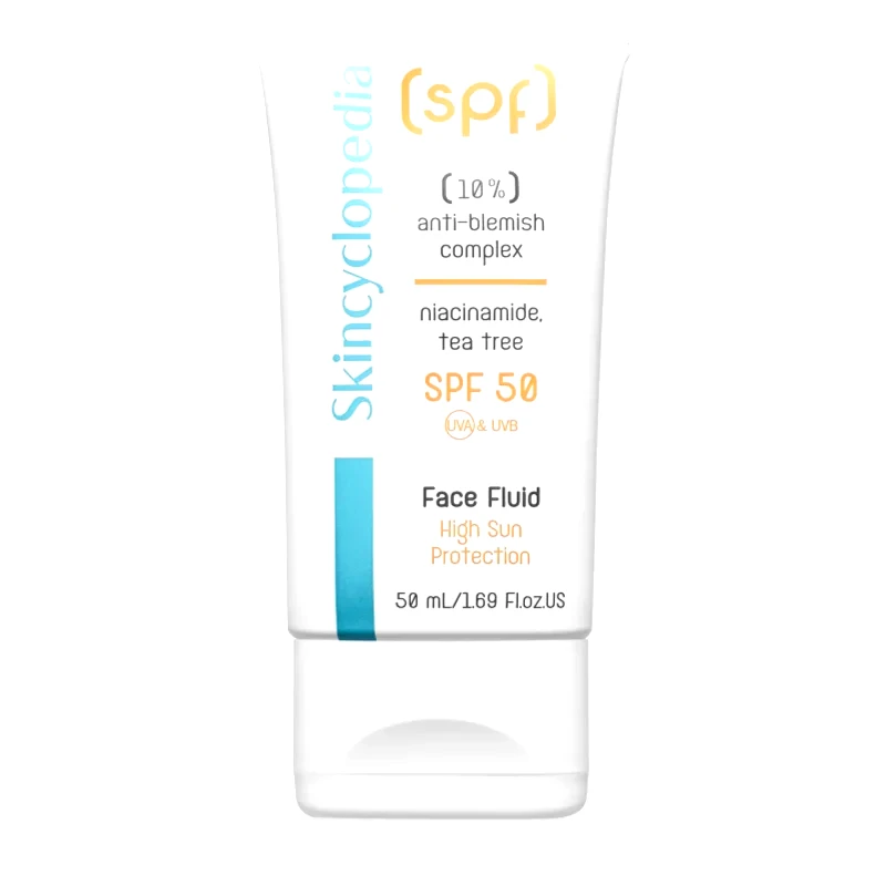 Skincyclopedia Skincyclopedia Anti-Blemish προστετυτικό υγρό για την αντιμετώπιση των καφέ κηλίδων SPF 50 50 ml